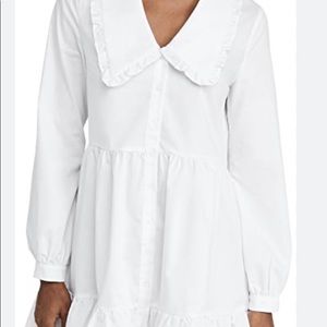 Re:Named Ruffle Collar Women’s White Dress